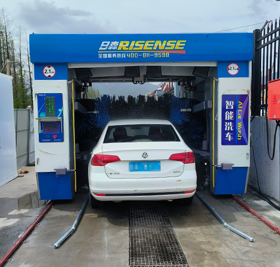 陕西西安安装日森无人值守洗车机